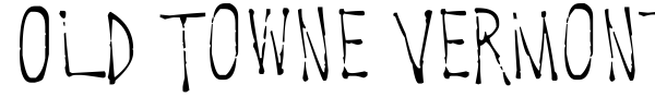 Old Towne Vermont font preview